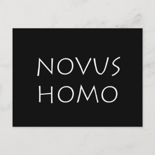 Novus homo postkarte