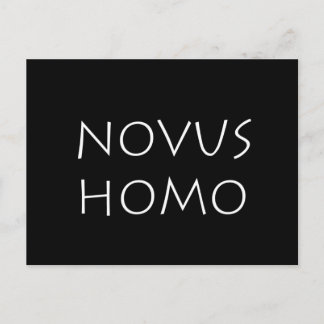 Novus homo postkarte