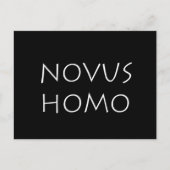 Novus homo postkarte (Vorderseite)