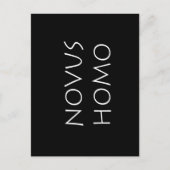 Novus homo postkarte (Vorderseite)