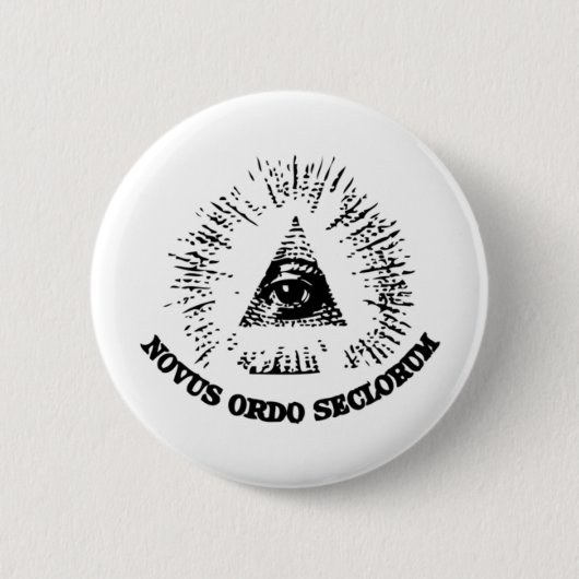 Novus Ordo Seclorum Knopf Button (Vorderseite)