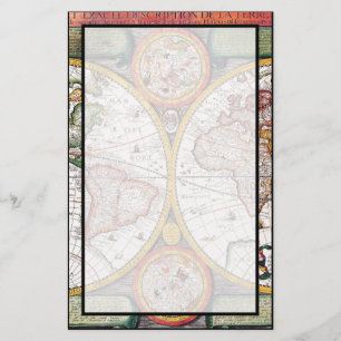 Novvelle et Exacte ~ De La Terra Universelle Briefpapier