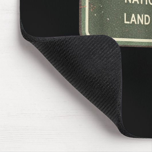 Now Entering I Wishabish Woods National Forest Lan Mousepad (Ecke)