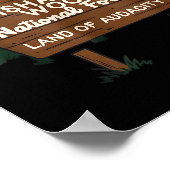 Now Entering I Wishabish Woods National Forest Lan Poster (Ecke)