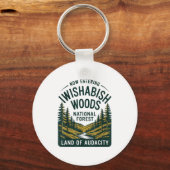 Now Entering I Wishabish Woods National Forest Lan Schlüsselanhänger (Vorderseite)