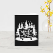 Now Entering Iwishabish Woods National Forest Adve Karte (Gelbe Blume)