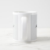 Now Go and Make Your Legend Inspirational Motivati Jumbo-Tasse (Rückseite)