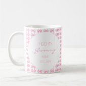 Now Grandma 'I GO BY GRAMMY' custom photo Funny Kaffeetasse (Links)