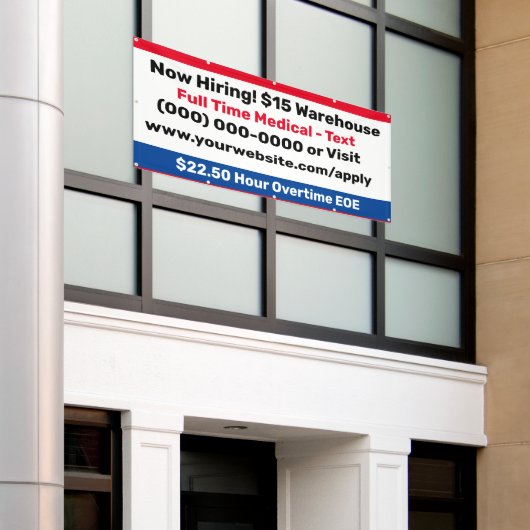 Now Hiring Building Banner (Äußeres Gebäude)