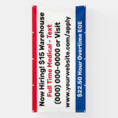 Now Hiring Building Banner (Vertikal)