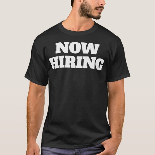 Now Hiring Humorous Work Boss Premium T-Shirt (Vorderseite)