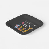 Now I am 10 years old 10th Birthday at the Zoo Pappteller (Gewinkelt)