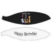 Now I am 1 year old 1st Birthday at the Zoo Baby B Basketball (Panele)