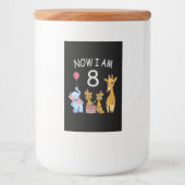 Now I am 8 years old 8th Birthday at the Zoo Lebensmitteletikett (Vorderseite)