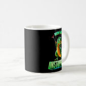 Now I Am Unstoppable Funny T-rex Tyrannosaurus Din Kaffeetasse (VorderseiteRechts)