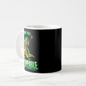 Now I Am Unstoppable Funny T-rex Tyrannosaurus Din Kaffeetasse (Vorderseite Links)