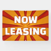 Now Leasing Apartments Large Outdoor Banner (Horizontal)
