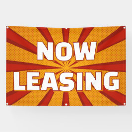 Now Leasing Apartments Large Outdoor Banner