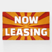 Now Leasing Apartments Large Outdoor Banner (Horizontal)