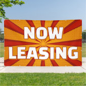 Now Leasing Apartments Large Outdoor Banner (Außenbereich)