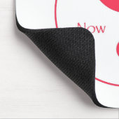Now & Zen Magenta Mousepad (Ecke)