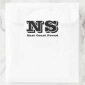 Nowa Scotia Aufkleber für die Ostküste (Tasche)