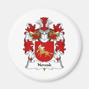 Nowak Familienwappen Magnet