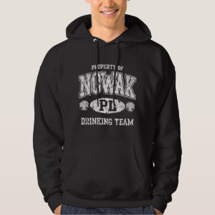 Nowak Polnisch-trinkendes Team Hoodie