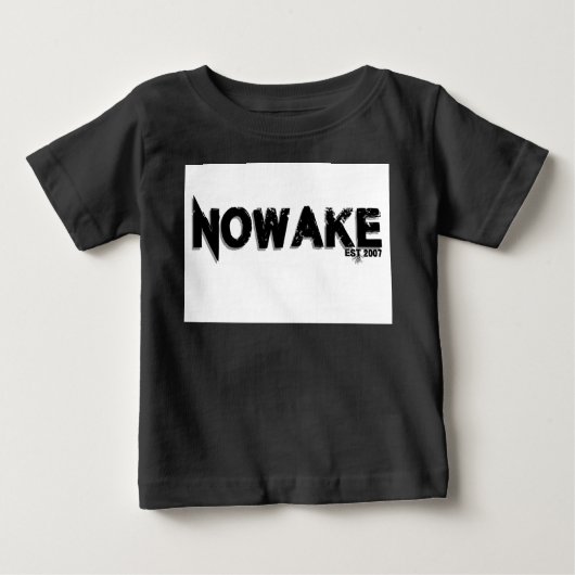 NOWAKE Est 2007 Kinder Raglan 3/4 Sieb Baby T-shirt (Vorderseite)