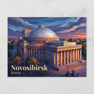 Nowosibirsker Opern- und Balletttheater Russland Postkarte