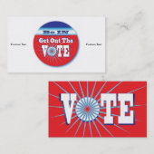 NowPower • ABSTIMMUNG! Visitenkarte (Vorne/Hinten)