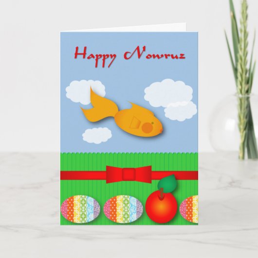 Nowruz Goldfish Card Feiertagskarte (Vorderseite)