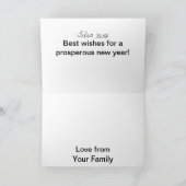 Nowruz Goldfish Grüner Hintergrund Karte (Innenseite)