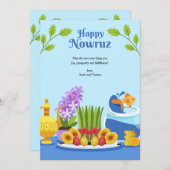 Nowruz Greeting Card Feiertagskarte (Vorne/Hinten)