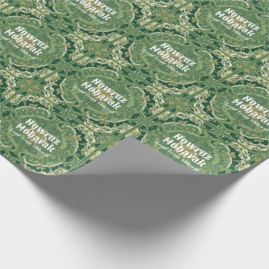 Nowruz iranisches Neujahrsfest Party Veranstaltung Geschenkpapier (Ecke)