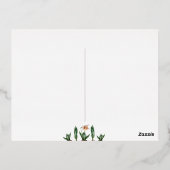 Nowruz Mobarak Frühlingsblüten Postkarte (Rückseite)