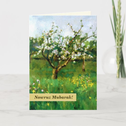 Nowruz Mubarak.Persian New Year Customizable Cards Karte (Vorderseite)