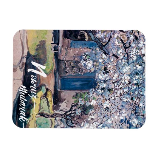 Nowruz Mubarak. Persian New Year Fine Art Art Magnet (Horizontal)