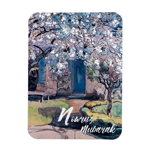 Nowruz Mubarak. Persian New Year Fine Art Art Magnet (Vertikal)