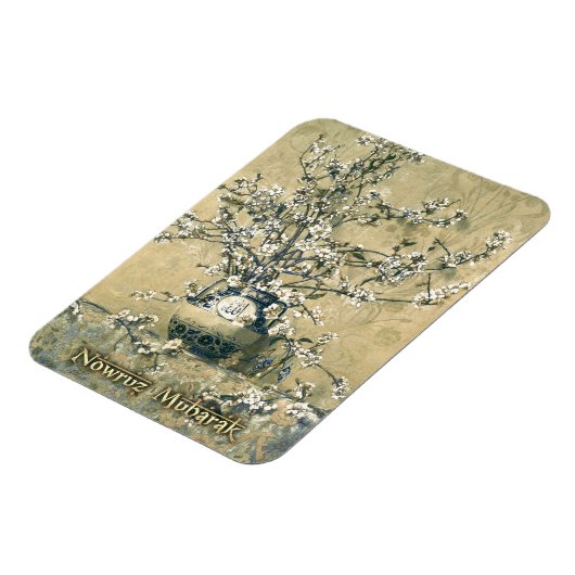 Nowruz Mubarak. Persian New Year Fine Art Art Magnet (Linke Seite)
