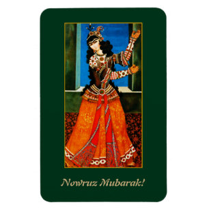 Nowruz Mubarak. Persian New Year Gift Magnet