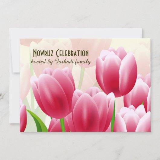 Nowruz Mubarak Persian New Year Party Einladungen (Vorderseite)