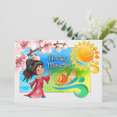 Nowruz Mubarak Persian New Year Party Einladungen (Stehend Vorderseite)