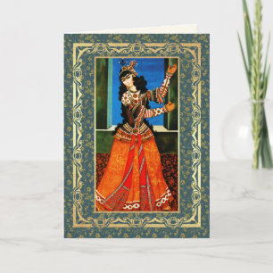 Nowruz Mubarak. Persische Neujahrs-Grußkarten Feiertagskarte