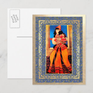 Nowruz Mubarak. Persische Neujahrs-Postkarten Feiertagspostkarte