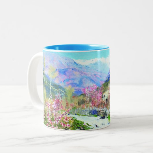 Nowruz Mubarak. Persische Neujahrsgeschenke-Tasse Zweifarbige Tasse (Vorderseite Links)