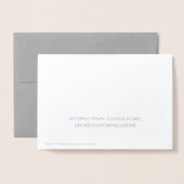 Nowruz Mubarak Persischer Neujahrsblanke Folienkarte (Rückseite mit Umschlag)