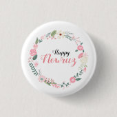 Nowruz Persian Happy Newyear Button (Vorderseite)