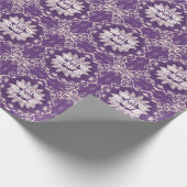 Nowruz Persian New Year Dinner Party Gaben Violet Geschenkpapier (Ecke)