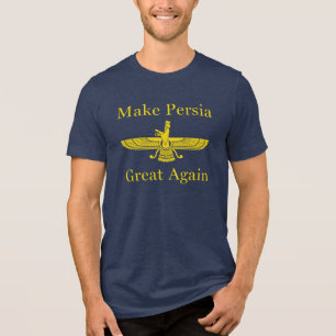 Nowruz Persian New Year macht Persia wieder groß Tri-Blend Shirt